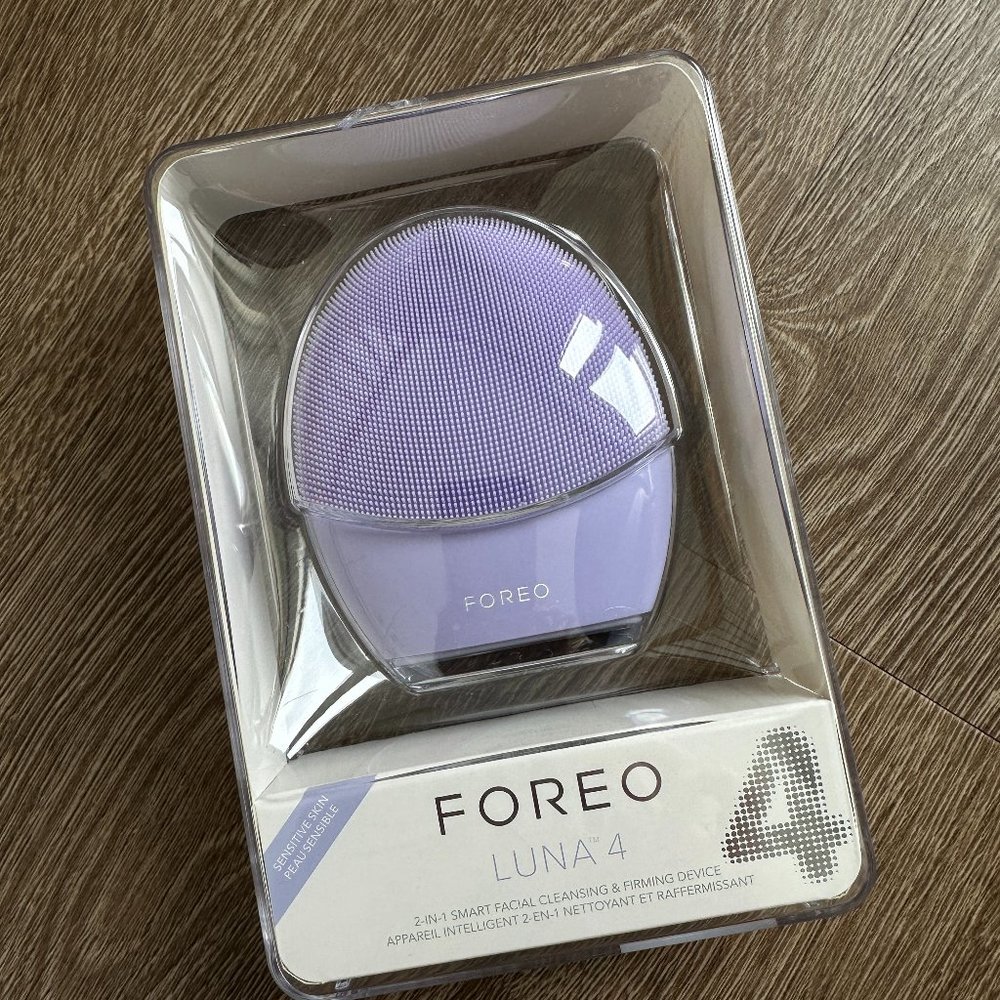 FOREO LUNA 4 Smart Facial Cleansing and Firming Massage Device - Sensitive Skin